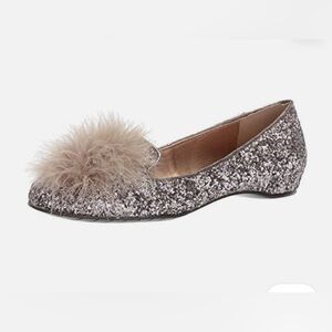 Holiday Glitter Reaction Kenneth Cole Glitter/Feather Flats